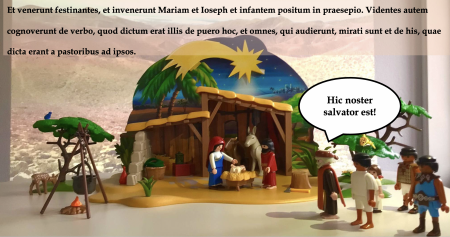 Hilares dies natales Domini! Die Weihnachtsgeschichte auf Latein